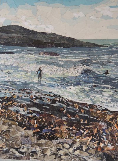 Body Boarders - Wembury by Kirstie Adamson